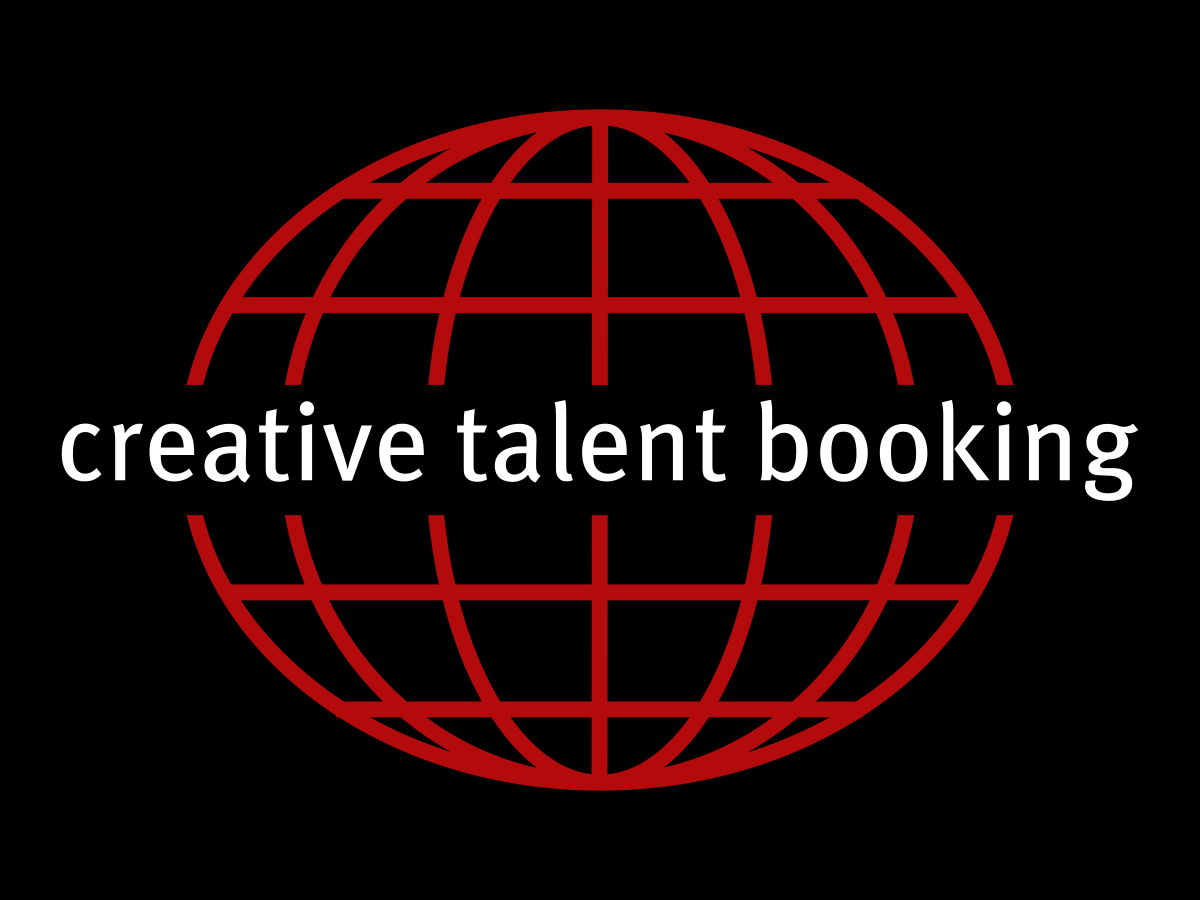 Creative Talent Booking Logo on Black
